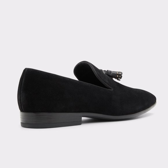 NWOB Aldo Croham Black Suede Tassel Loafer main image 6